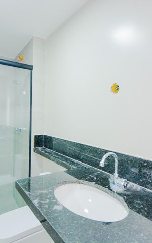 Studio para alugar com 37m², 1 quarto e sem vagaBanheiro social