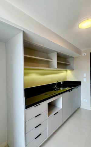 Studio para alugar com 37m², 1 quarto e sem vaga Studio para alugar com 37m², 1 quarto e sem vagaCozinha