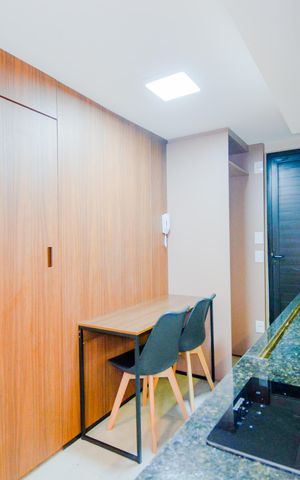 Studio para alugar com 34m², 1 quarto e sem vagaCozinha