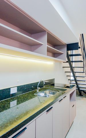 Studio para alugar com 34m², 1 quarto e sem vagaCozinha