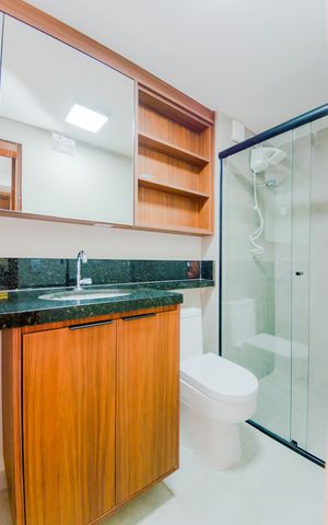 Studio para alugar com 34m², 1 quarto e sem vagaBanheiro
