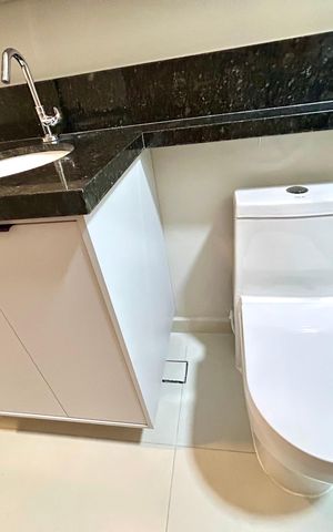 Studio para alugar com 34m², 1 quarto e sem vaga Studio para alugar com 34m², 1 quarto e sem vagaBanheiro