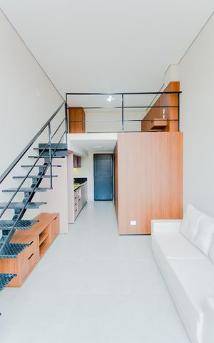 Studio para alugar com 34m², 1 quarto e sem vagaSala