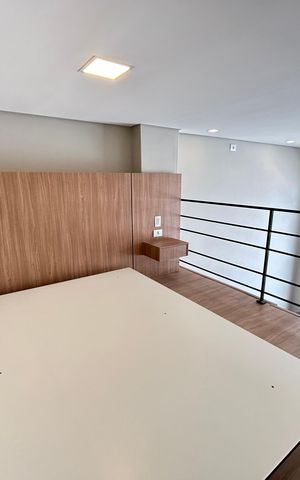 Studio para alugar com 34m², 1 quarto e sem vaga Studio para alugar com 34m², 1 quarto e sem vagaQuarto