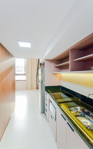 Studio para alugar com 34m², 1 quarto e sem vagaCozinha