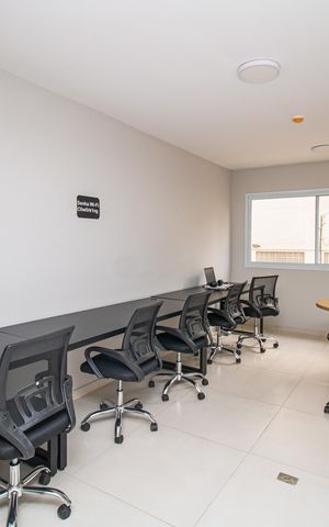 Apartamento à venda com 24m², 1 quarto e sem vaga Apartamento à venda com 24m², 1 quarto e sem vagaÁrea comum - Espaço Trabalho
