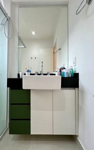 Apartamento à venda com 124m², 1 quarto e 1 vaga Apartamento à venda com 124m², 1 quarto e 1 vagaBanheiro