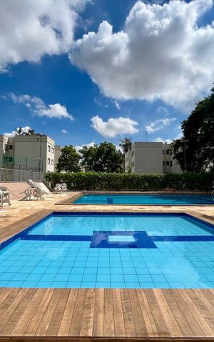 Apartamento à venda com 55m², 2 quartos e 1 vaga Apartamento à venda com 55m², 2 quartos e 1 vagaÁrea comum - Piscina
