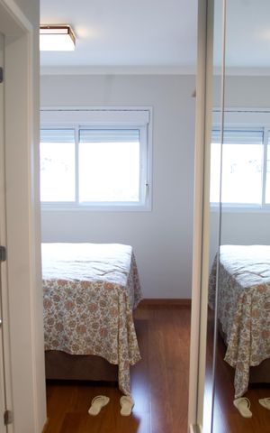 Apartamento à venda com 80m², 1 quarto e 2 vagas Apartamento à venda com 80m², 1 quarto e 2 vagasQuarto 1