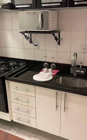 Apartamento à venda com 56m², 2 quartos e 2 vagas Apartamento à venda com 56m², 2 quartos e 2 vagasCozinha