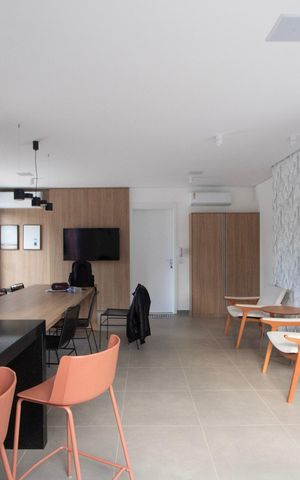Apartamento para alugar com 45m², 1 quarto e 1 vaga