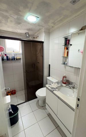 Apartamento à venda com 65m², 2 quartos e 1 vagaBanheiro