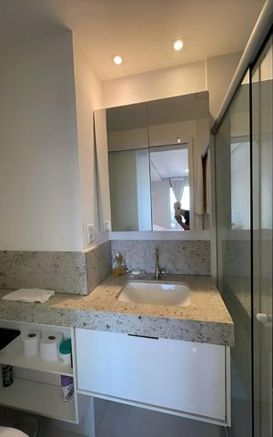 Apartamento para alugar com 100m², 2 quartos e 1 vagaBanheiro