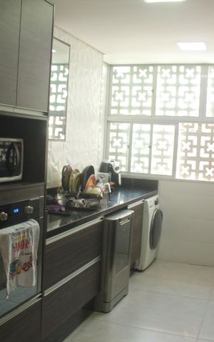 Apartamento para alugar com 100m², 2 quartos e 1 vagaCozinha e Área de Serviço