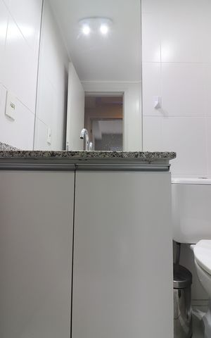 Apartamento à venda com 56m², 2 quartos e 1 vagaBanheiro Social
