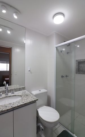 Apartamento à venda com 56m², 2 quartos e 1 vagaBanheiro Social