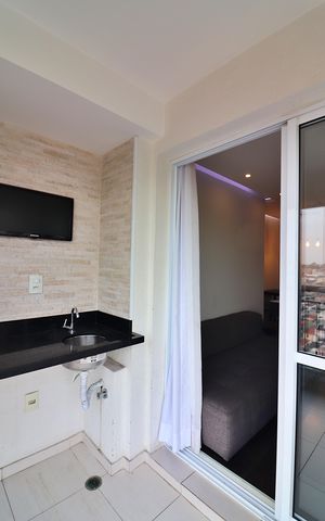 Apartamento à venda com 56m², 2 quartos e 1 vagaVaranda da Sala 