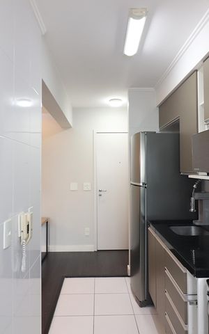 Apartamento à venda com 56m², 2 quartos e 1 vagaCozinha e Área de Serviço
