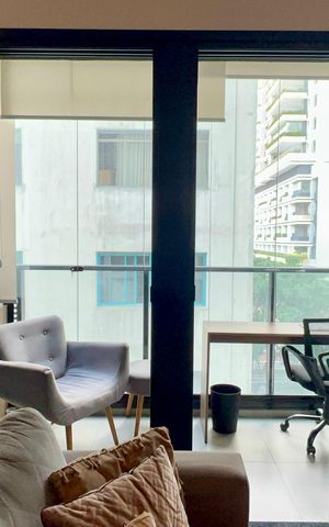 Studio para alugar com 33m², 1 quarto e 1 vaga Studio para alugar com 33m², 1 quarto e 1 vagaVaranda