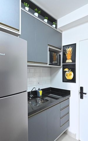 Studio para alugar com 26m², 1 quarto e sem vagaCozinha