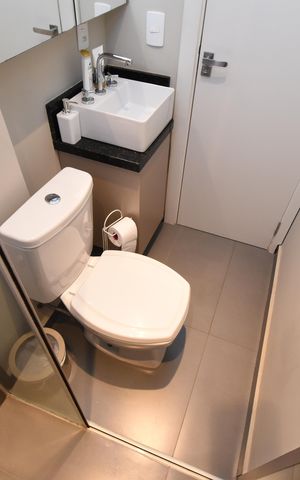 Studio para alugar com 23m², 1 quarto e sem vagaBanheiro