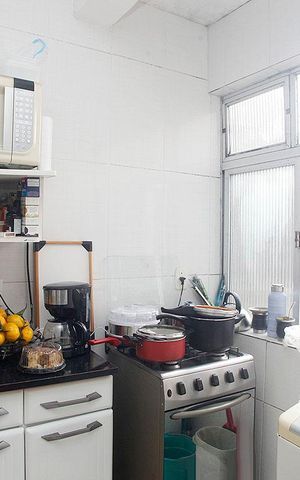 Studio à venda com 32m², 1 quarto e sem vagaCozinha + Área de Serviço