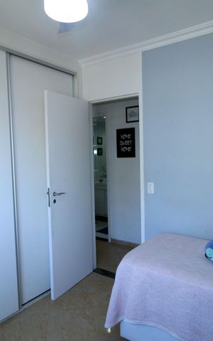 Apartamento à venda com 90m², 3 quartos e 1 vagaQuarto 2