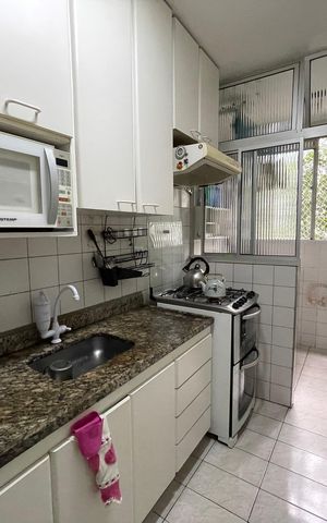 Apartamento à venda com 58m², 2 quartos e 1 vaga Apartamento à venda com 58m², 2 quartos e 1 vagaCozinha e Área de Serviço