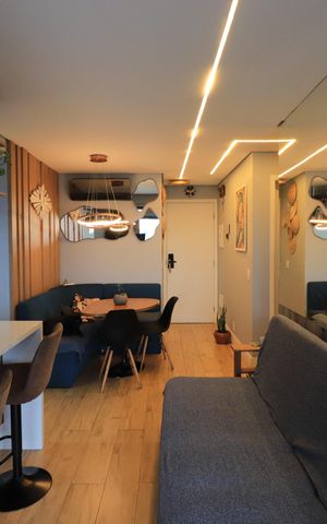 Apartamento à venda com 63m², 2 quartos e 1 vagaSala