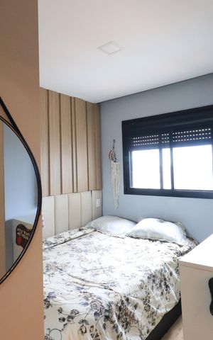 Apartamento à venda com 63m², 2 quartos e 1 vagaQuarto Suíte