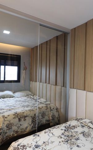 Apartamento à venda com 63m², 2 quartos e 1 vagaQuarto Suíte