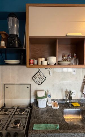 Studio à venda com 28m², 1 quarto e sem vaga Studio à venda com 28m², 1 quarto e sem vagaCozinha