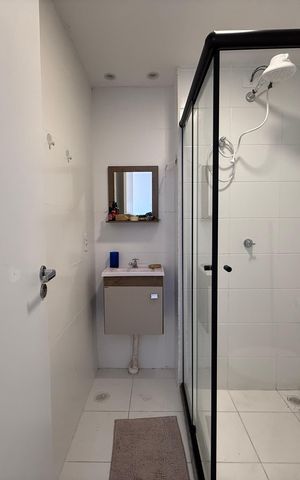 Studio à venda com 28m², 1 quarto e sem vaga Studio à venda com 28m², 1 quarto e sem vagaBanheiro