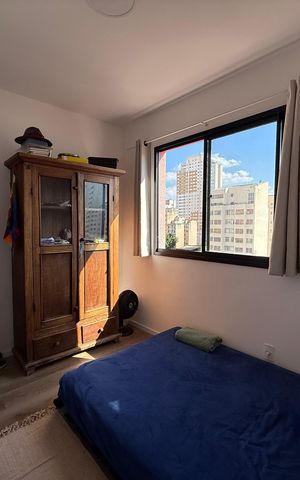 Studio à venda com 28m², 1 quarto e sem vaga Studio à venda com 28m², 1 quarto e sem vagaQuarto