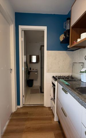 Studio à venda com 28m², 1 quarto e sem vaga Studio à venda com 28m², 1 quarto e sem vagaCozinha