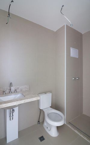 Apartamento à venda com 76m², 3 quartos e 2 vagasBanheiro Social
