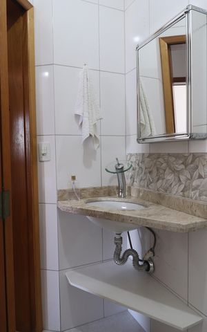 Apartamento para alugar com 77m², 2 quartos e 1 vagaBanheiro 1