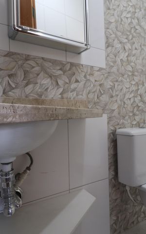 Apartamento para alugar com 77m², 2 quartos e 1 vagaBanheiro 1