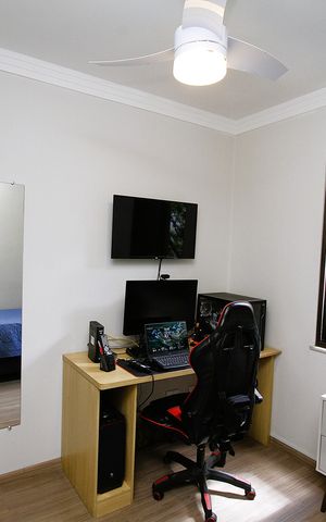 Apartamento à venda com 105m², 3 quartos e 2 vagasQuarto 3