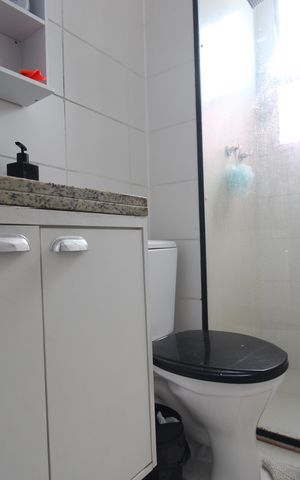 Apartamento à venda com 45m², 2 quartos e 1 vagaBanheiro social