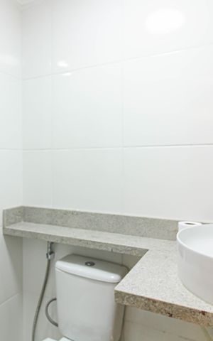 Apartamento à venda com 25m², 1 quarto e sem vaga Apartamento à venda com 25m², 1 quarto e sem vagaBanheiro da Suíte