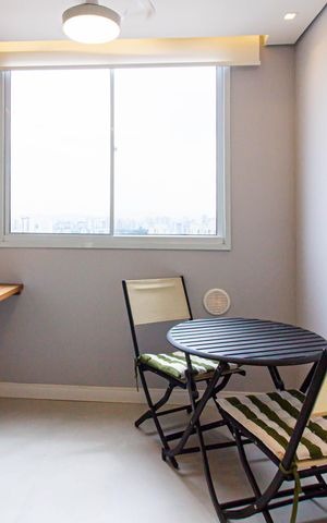 Apartamento à venda com 25m², 1 quarto e sem vaga Apartamento à venda com 25m², 1 quarto e sem vagaSala