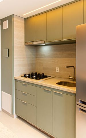 Apartamento à venda com 25m², 1 quarto e sem vaga Apartamento à venda com 25m², 1 quarto e sem vagaCozinha / Área de Serviço