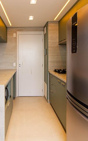 Apartamento à venda com 25m², 1 quarto e sem vaga Apartamento à venda com 25m², 1 quarto e sem vagaCozinha / Área de Serviço