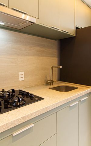 Apartamento à venda com 25m², 1 quarto e sem vaga Apartamento à venda com 25m², 1 quarto e sem vagaCozinha / Área de Serviço