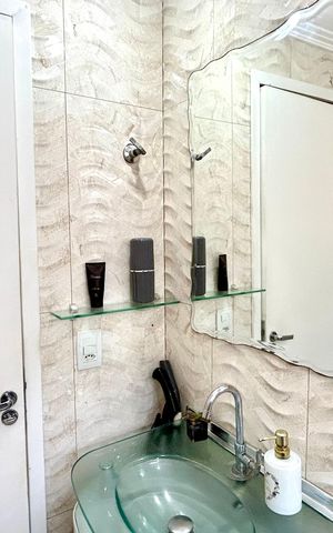 Apartamento à venda com 62m², 2 quartos e 1 vaga Apartamento à venda com 62m², 2 quartos e 1 vagaBanheiro 1