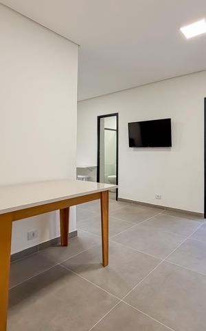 Studio para alugar com 34m², 1 quarto e sem vaga Studio para alugar com 34m², 1 quarto e sem vagaCozinha
