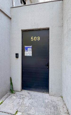 Studio para alugar com 34m², 1 quarto e sem vaga Studio para alugar com 34m², 1 quarto e sem vagaFachada