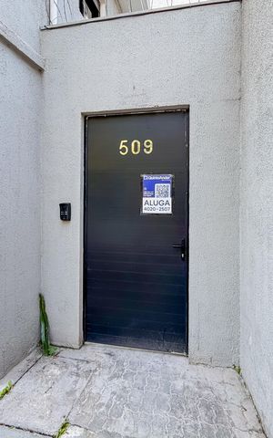 Studio para alugar com 34m², 1 quarto e sem vaga Studio para alugar com 34m², 1 quarto e sem vagaFachada