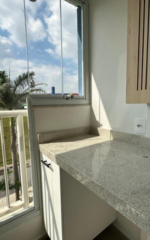 Apartamento para alugar com 45m², 1 quarto e 1 vaga Apartamento para alugar com 45m², 1 quarto e 1 vagaÁrea de Serviço